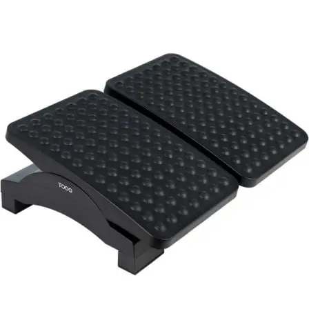 Reposapiés Ajustable/ Inclinable TooQ TQFR0604-B/ 430 x 320 x 105-130 mm
