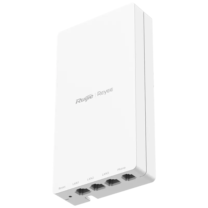 REYEE RG-APF1250 - Reyee e-Lighten PON - AP de Pared Omnidireccional Wi-Fi 5 - Soporta 802.11 b/g/n/ac Wave 1 y 2 2.4GHz y 5GHz