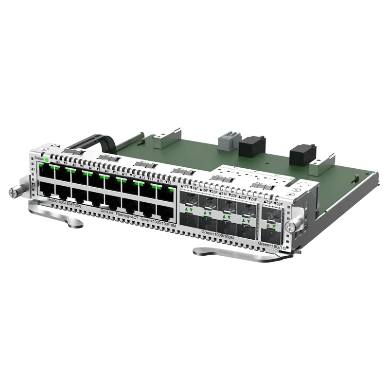 REYEE RG-M6000-16GT8SFP2XS - Ruijie Reyee Tarjeta de línea híbrida para chasis - 16 puertos RJ45 Gigabit para redes locales