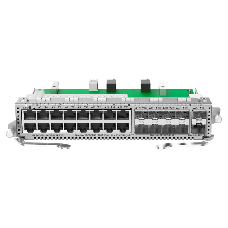 REYEE RG-MF6000M-16GT8SFP2XS - Reyee E-Lighten Line Card - Tarjeta de Interfaces para Switch modular - Compatible con RG-NBF6002M