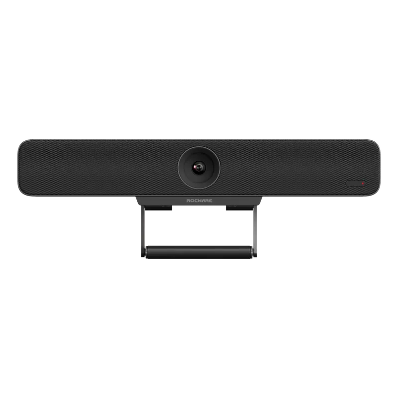 ROCWARE ROC-RB10-LITE - Barra de videoconferencia All in One - Zoom digital 5x (8 MP) - Ángulo de visión 120°