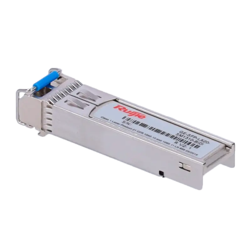 RUIJIE ENTERPRISE RG-GE-SFP-LX20-SM1310-BIDI - Módulo transceptor SFP BiDi de Ruijie - Estándar Ethernet 1000Base-LX