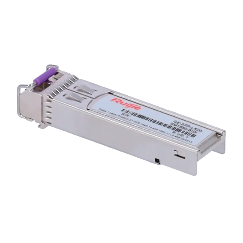RUIJIE ENTERPRISE RG-GE-SFP-LX20-SM1550-BIDI - Módulo transceptor SFP BiDi de Ruijie - Estándar Ethernet 1000Base-LX