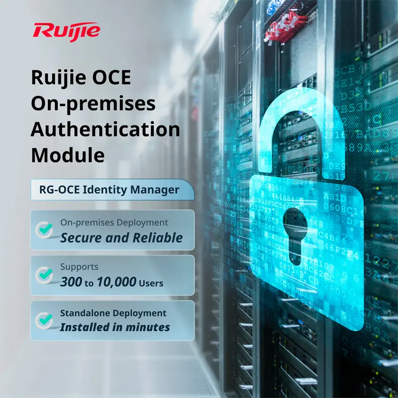 RUIJIE ENTERPRISE RG-OCE-IDENTITY-LIC-BASE - Ruijie Cloud On-Permise - Instalación de OCE-Identity - Hasta 20 usuarios