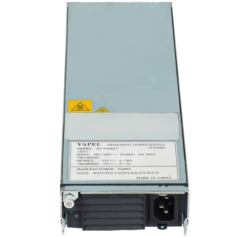 RUIJIE ENTERPRISE RG-PA600I-P-F - Fuente modular para switches PoE de Ruijie - Potencia total de 600W con 370W dedicados a PoE