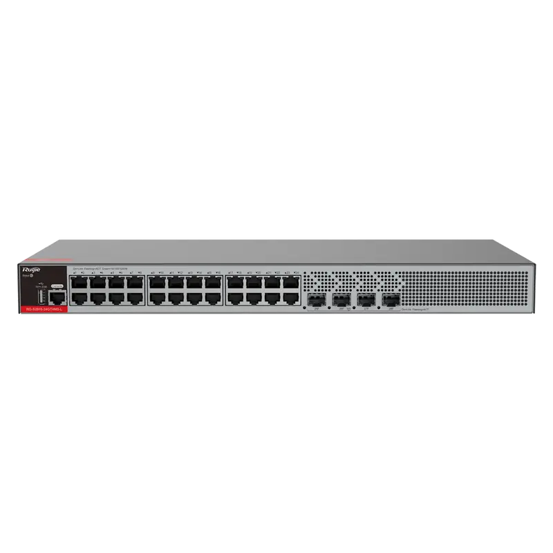 RUIJIE ENTERPRISE RG-S2915-24GT4MS-L - Ruijie Cloud Managed L2+ Access Switch - 28 Puertos Totales (24 GE / 4 Uplinks 2.5G SFP)