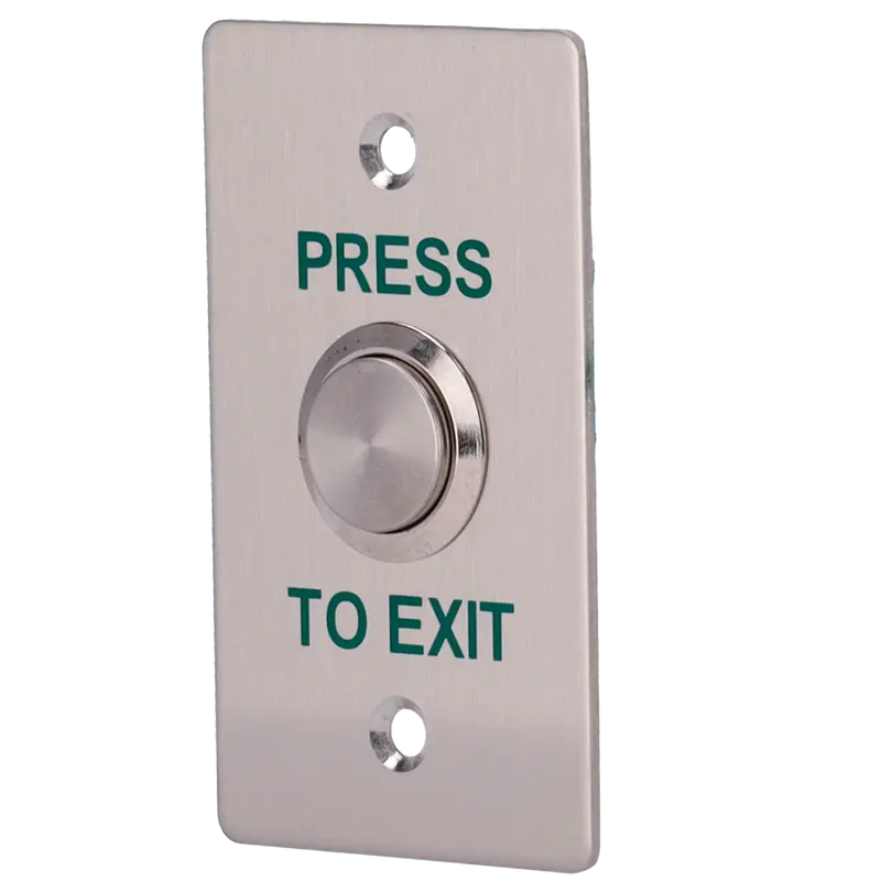 SAFIRE EXITBUTTON303-SLIM - Pulsador de liberación de puerta - Uso profesional - Testado 500.000 usos - NO/NC/COM