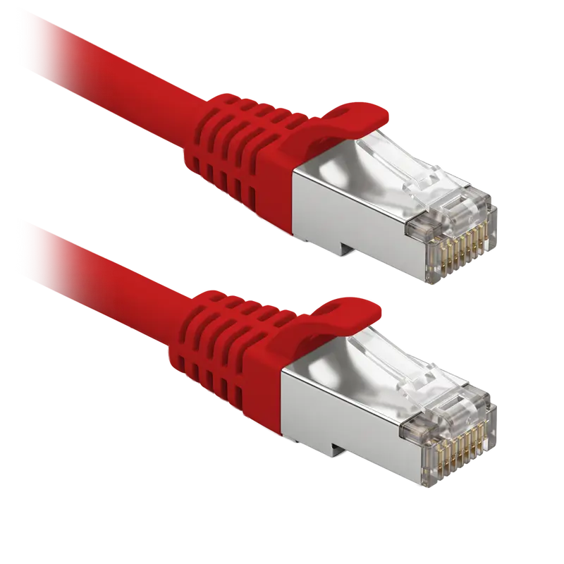 SAFIRE FUTP6-15R - Cable F/UTP de parcheo - Ethernet - Conectores RJ45 - Categoría 6 - 15 m - Color rojo