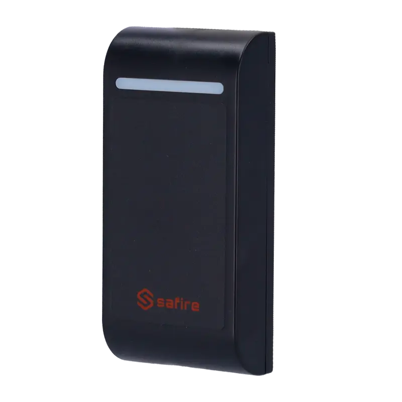 SAFIRE SF-AC107 - Control de acceso autónomo - Acceso por tarjeta EM - Salida de relé y pulsador - Wiegand 26 - Control de tiempos