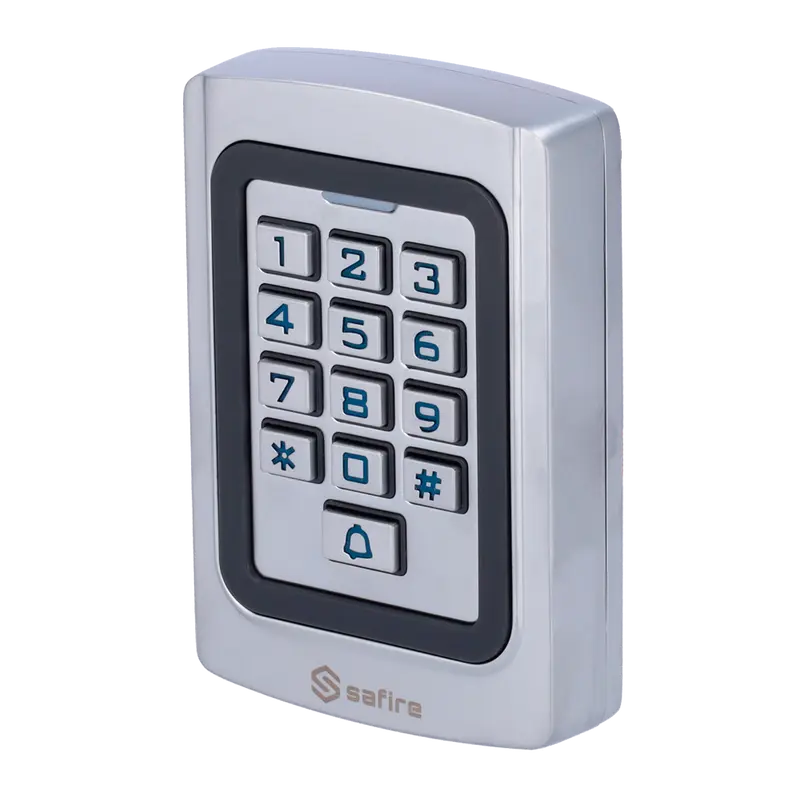 SAFIRE SF-AC109-WIFI - Control de acceso autónomo - Acceso por tarjeta EM, PIN y APP - Salida de relé, pulsador y timbre