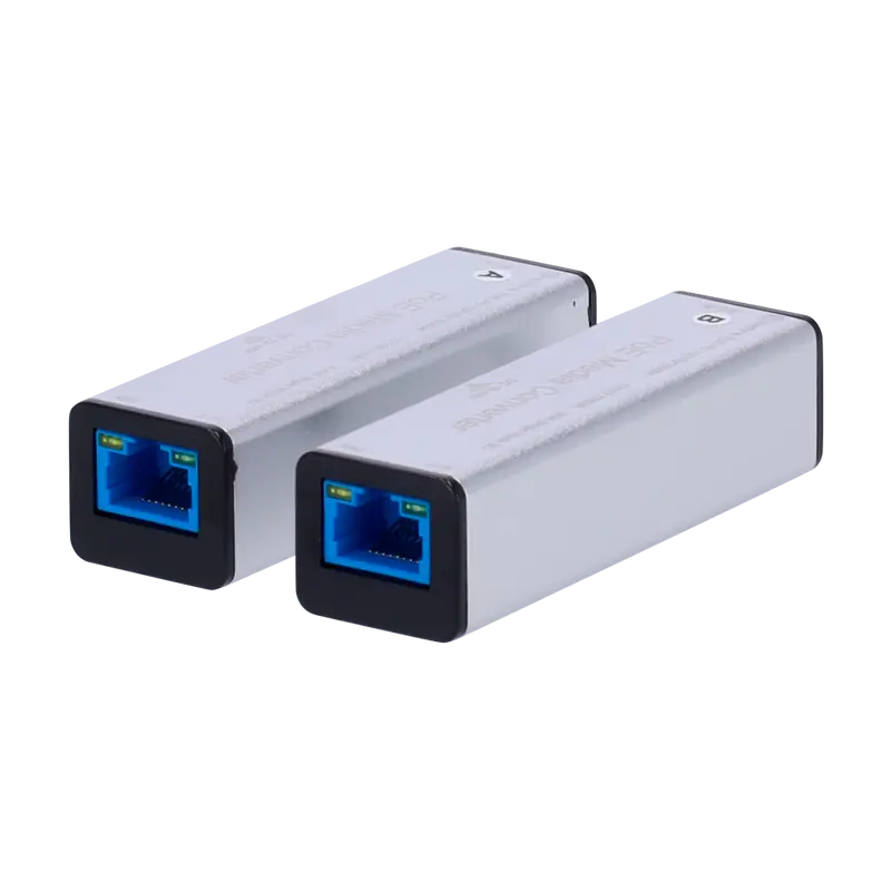 SAFIRE SF-MC-1GF-GE-3SM-SC - Kit de dos conversores industriales (Lado A/B) - Interfaz de cobre 10/100/1000 Mbps auto