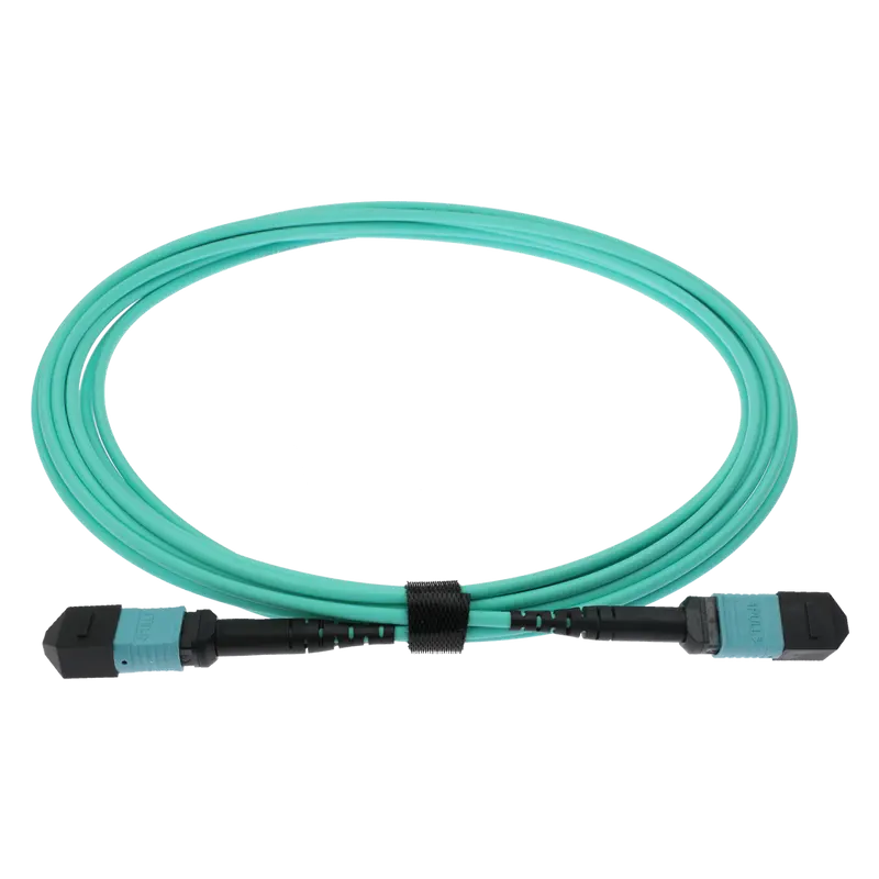 SAFIRE SF-MPO-UPC-5M - Cable troncal MPO de 12 fibras de alta densidad - Fibra multimodo OM4 Elite de baja pérdida