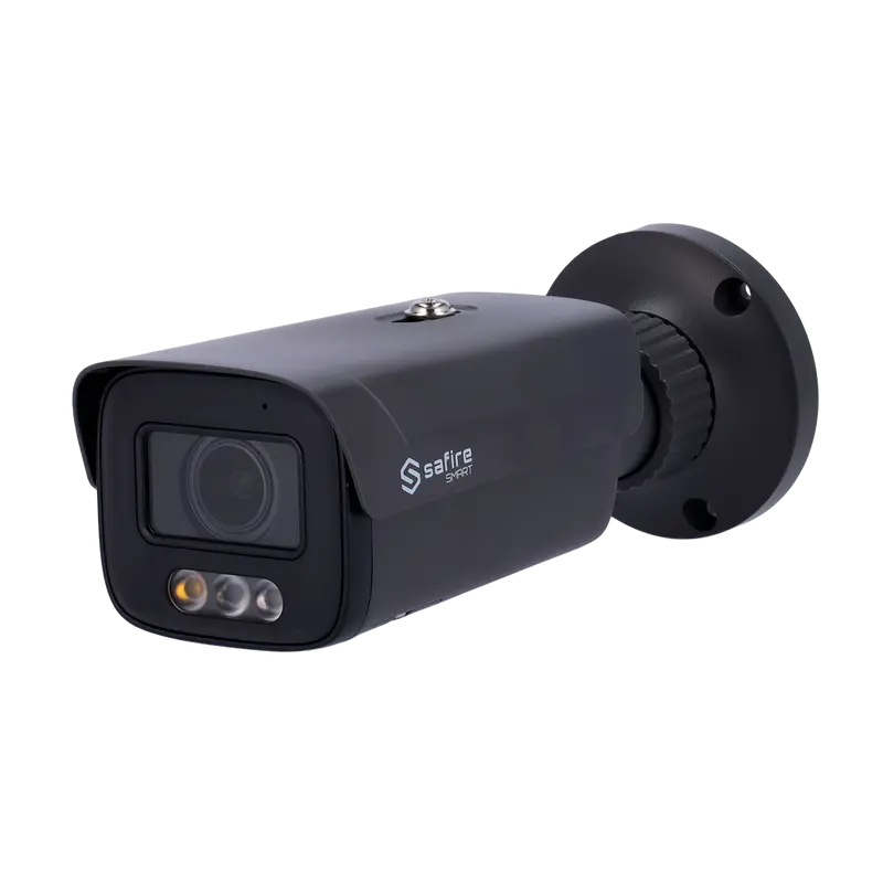 SAFIRE SMART SF-IPB580ZA-4I1-SL-GREY - Cámara Bullet IP gama I1 AI Avanzada y DualLight