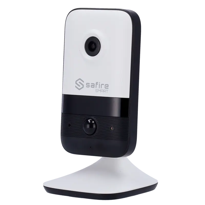 SAFIRE SMART SF-IPCU014A-4B1W-PIR - Cámara Cube IP gama B1 WiFi - Resolución 4 Mpx (2560x1440) - Lente 2.1 mm - Audio bidireccional