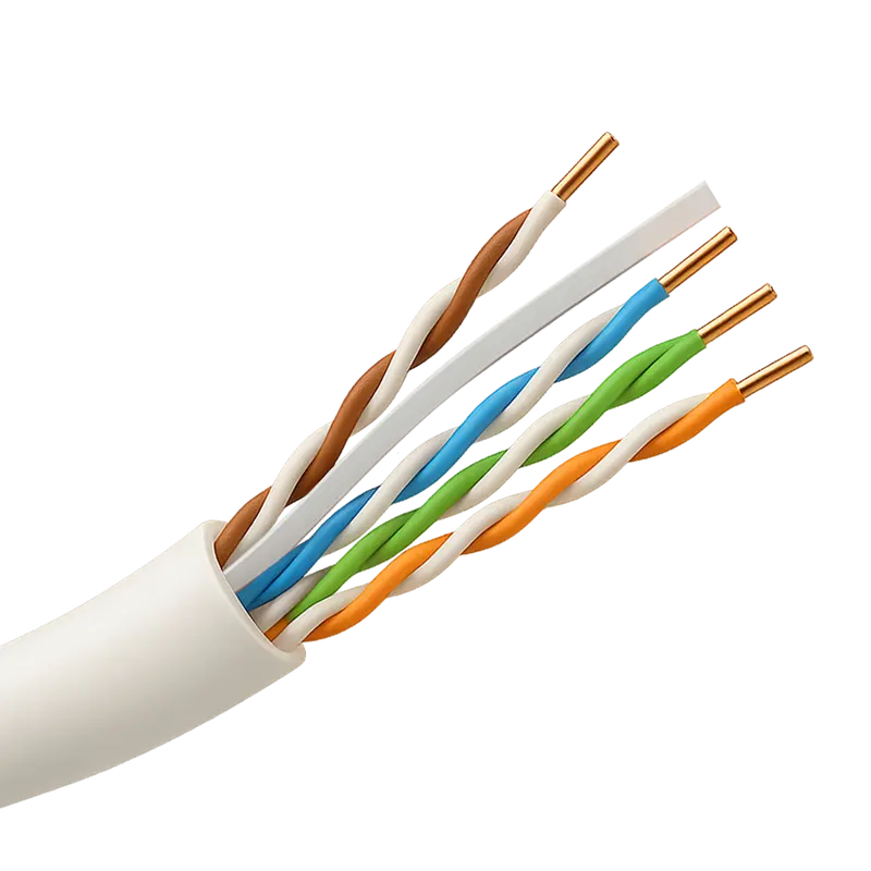 SAFIRE UTP6A-305-LSZH-B2ca - Cable de datos U/UTP Categoría 6A de 4 pares - Conductor de cobre sólido puro Bare Copper