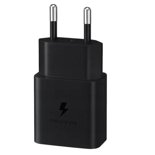Samsung adaptador de corriente USB-C 15 W negro