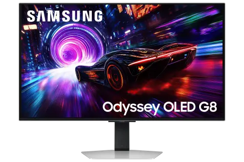 Samsung G81SF pantalla para PC 81,3 cm (32") 3840 x 2160 Pixeles 4K Ultra HD OLED Plata