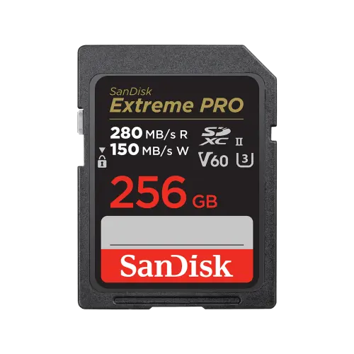 SanDisk Extreme PRO SDXC UHS-II V60 256 GB (SDSDXEP-256G-GN4IN)