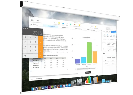 Screenint Major Professional 350 x 197 cm - Matte White