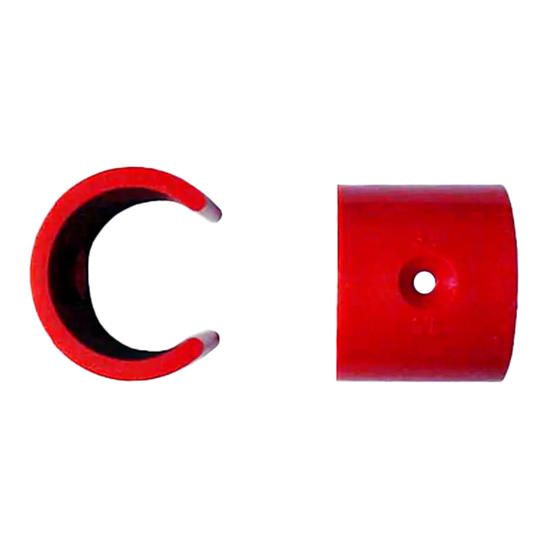 SECURITON 10XCLIP6.5-PA - Clip de 6.5 mm para orificio de muestreo en ASD - Tubería de PVC y ABS con 25 mm de diámetro - Color rojo - 10 unidades
