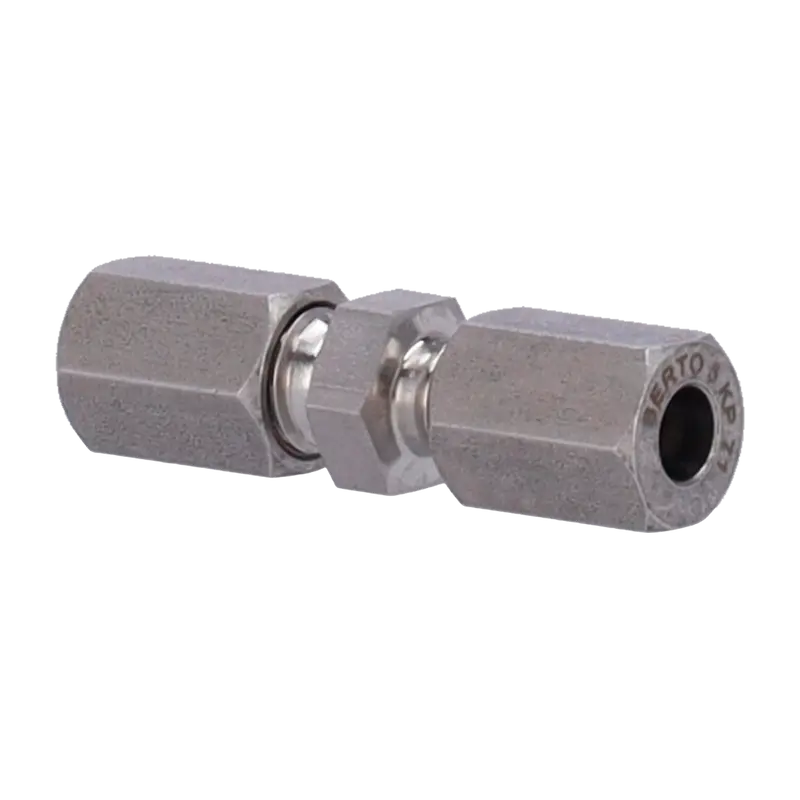 SECURITON 5XSJ5/4-ST - Unión recta de acero inoxidable - Para tubo sensor TU 5/4 St. - Pack de 5 unidades