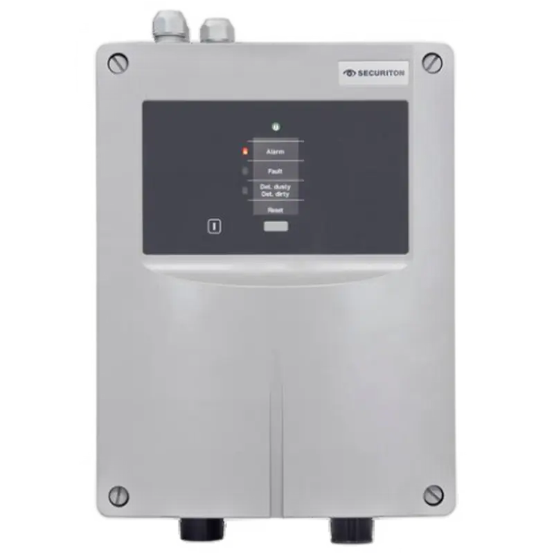 SECURITON ASD535-1 - Detector de humos por aspiración para 1 sensor de humo SSD 535 - Sin indicador del nivel de humo
