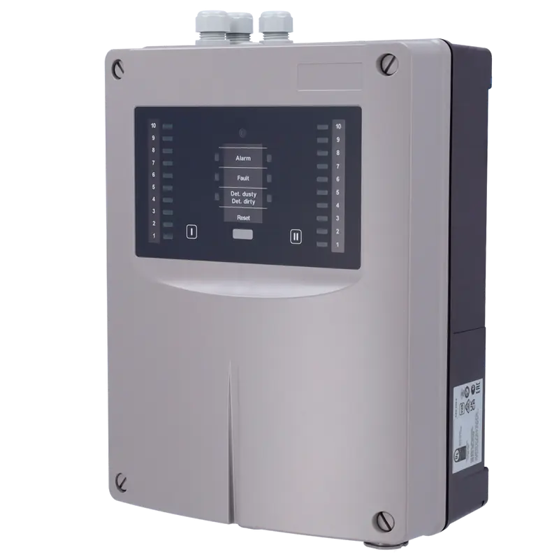 SECURITON ASD535-4 - Detector de humos por aspiración 2 canales - Posibilidad de 1 o 2 sensores de humo SSD 535