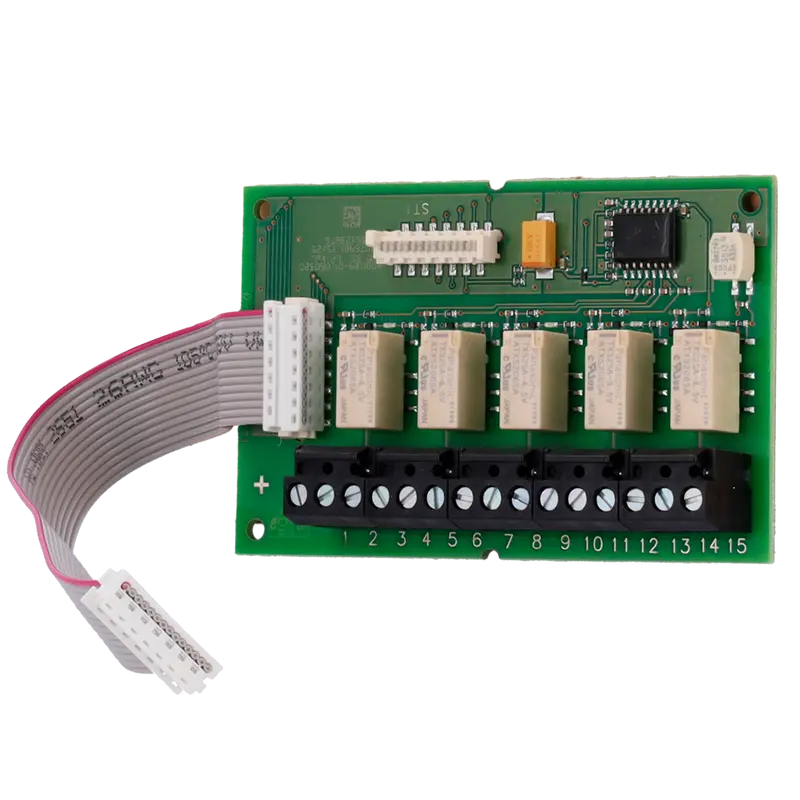 SECURITON RIM35 - Módulo de interfaz de relé para ASD 535 - Cinco relés configurables - Montaje modular en ranuras del ASD 535