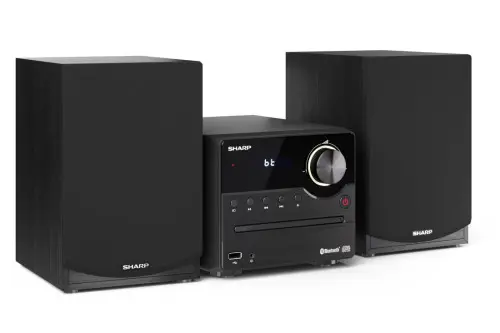 Sharp XL-B512(BK) sistema de audio para el hogar Microcadena de música para uso doméstico 45 W Negro