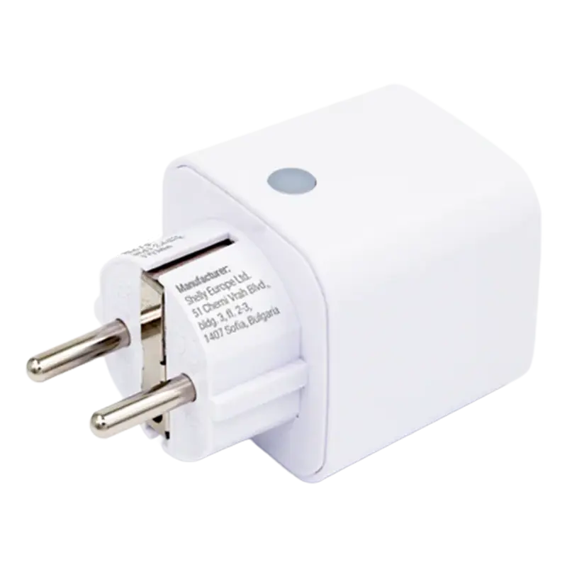 SHELLY SH-PLUG-M-GEN3-W - Shelly Plug M Gen3 (Blanco) - Monitoreo preciso del consumo eléctrico