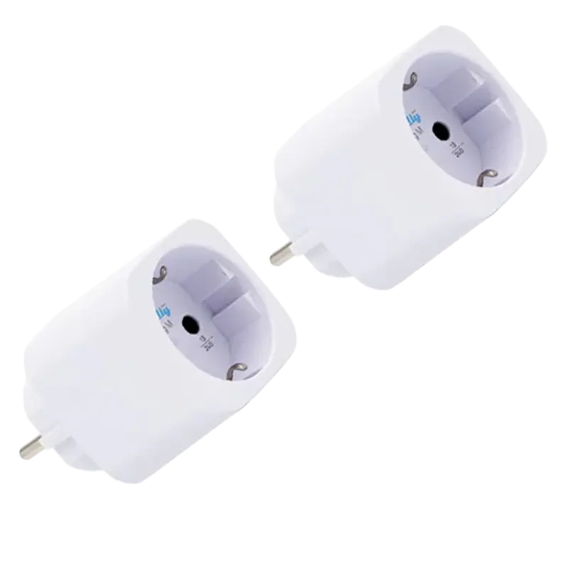 SHELLY SH-PLUG-M-GEN3-W-X2 - Shelly Plug M Gen3 (Blanco) 2 Pcs - Monitoreo preciso del consumo eléctrico