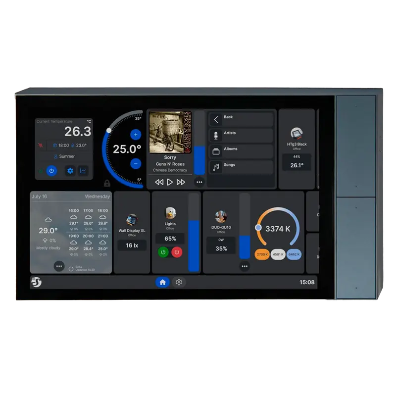 SHELLY SH-WALL-DISPLAY-XL-SL - Shelly Wall Display XL Gris - Pantalla LCD capacitiva de 10.1" Full HD