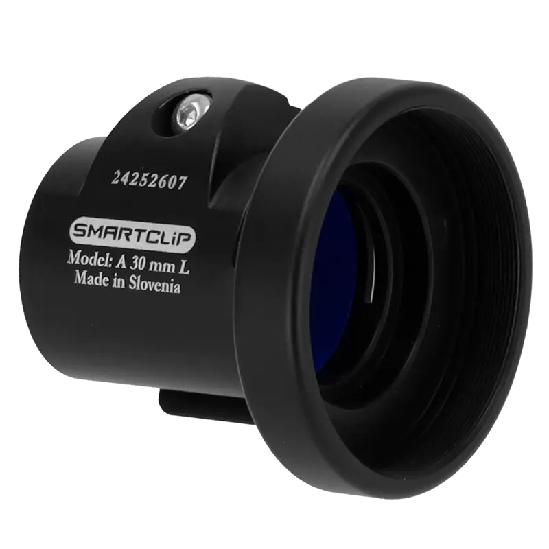 SMARTCLIP-HUNT-ADAPTER30 - Adaptador acoplable térmico clip-on - Rosca M52x0.75 - Tamaño 30 mm - Aluminio - Negro