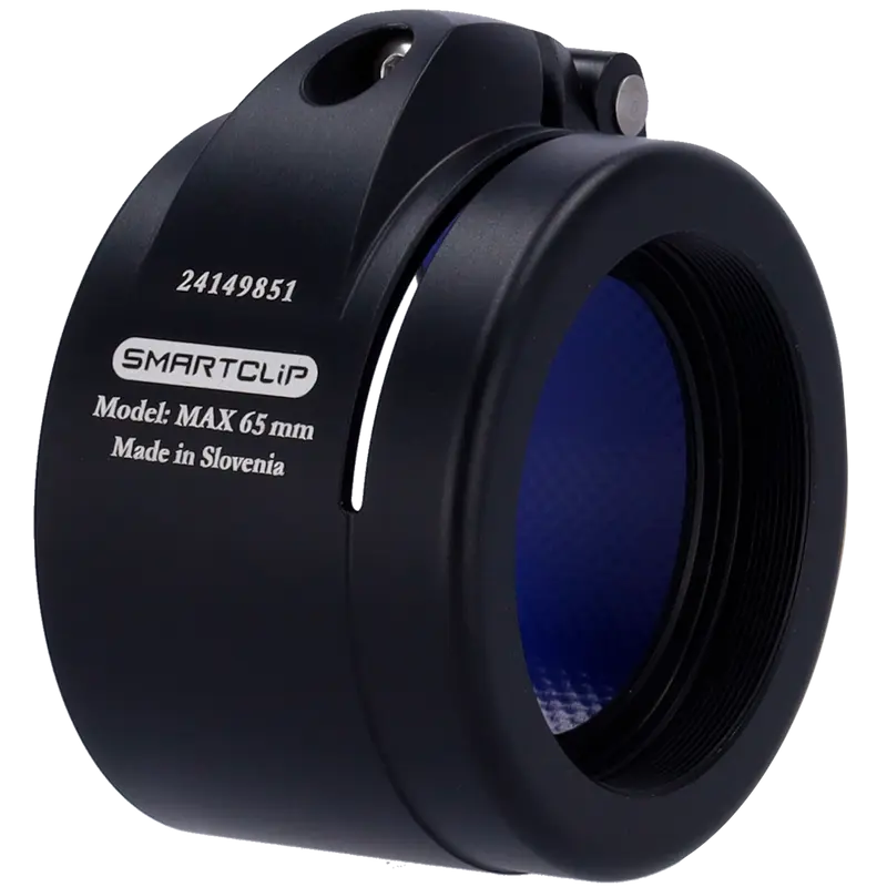 SMARTCLIP-HUNT-ADAPTER65 - Adaptador acoplable térmico clip-on - Rosca M52x0.75 - Tamaño 65 mm - Aluminio - Negro