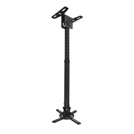Soporte de Techo para Proyector TooQ PJ3030TN-B/ Inclinable/ Giratorio/ Nivelable/ hasta 20kg