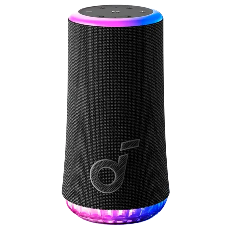 SOUNDCORE SNC-GLOW-B - Altavoz portátil Soundcore by Anker - Sonido de 30W - 18 Horas de Reproducción - Conecta mas de 100 altavoces