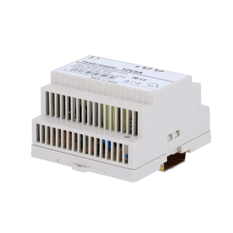 STEADY DC12V5A-DIN-P - Fuente de alimentación - Salida DC 12 V 5 A / 60 W - Voltaje entrada AC 100V ~ 240V 50Hz-60Hz
