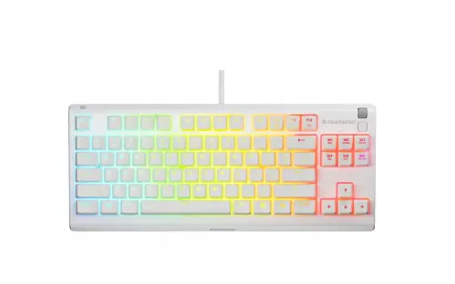 SteelSeries TECLADO STEELSERIES APEX 3 TKL (USA) BLANCO (64819)