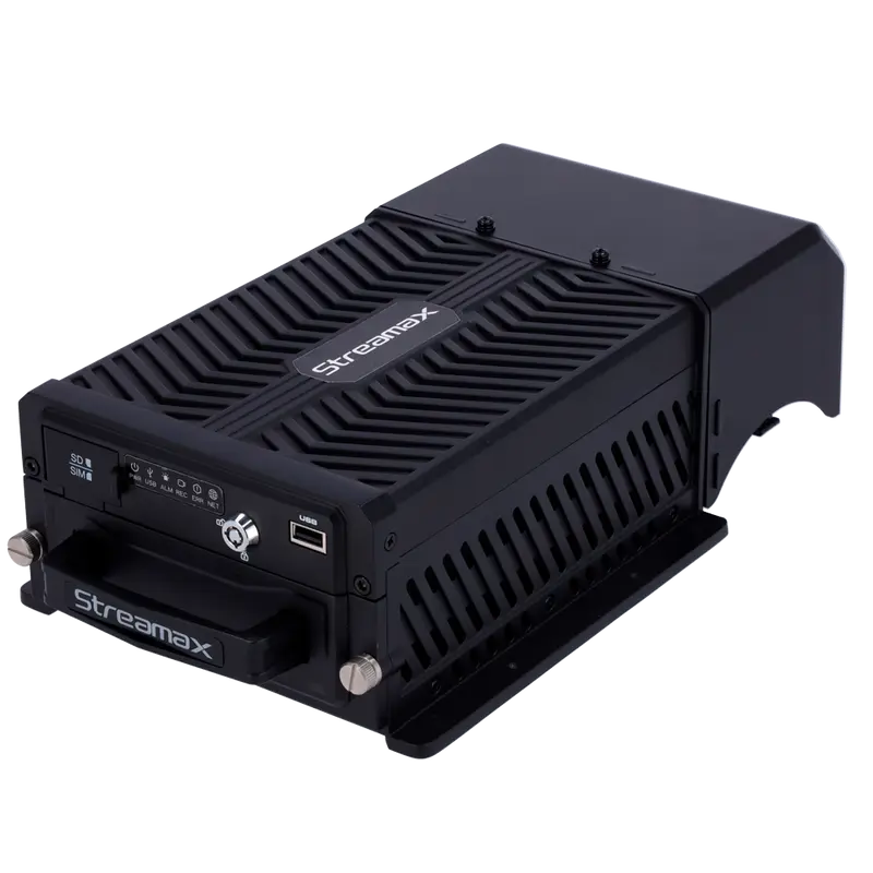 STREAMAX ST-X3N-PRO-PTH0404-GPS4GW - Grabador NVR para embarcar en vehículo - 4 CH AHD y 4 CH IP / Compresión H.265/H.264