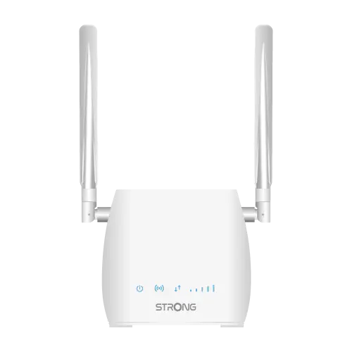 Strong 300M router inalámbrico Ethernet rápido Banda única (2,4 GHz) 4G Blanco