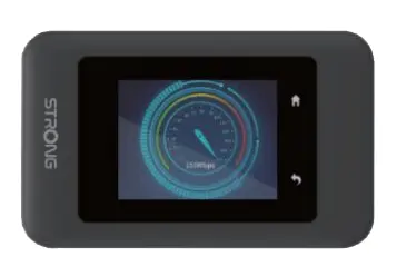 Strong 4G+ LTE MiFi Hotspot Router Wi-Fi 1200 router inalámbrico Doble banda (2,4 GHz / 5 GHz) Negro
