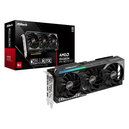 Tarjeta gráfica ASRock Radeon RX 9070 XT Challenger 16 GB GDDR6