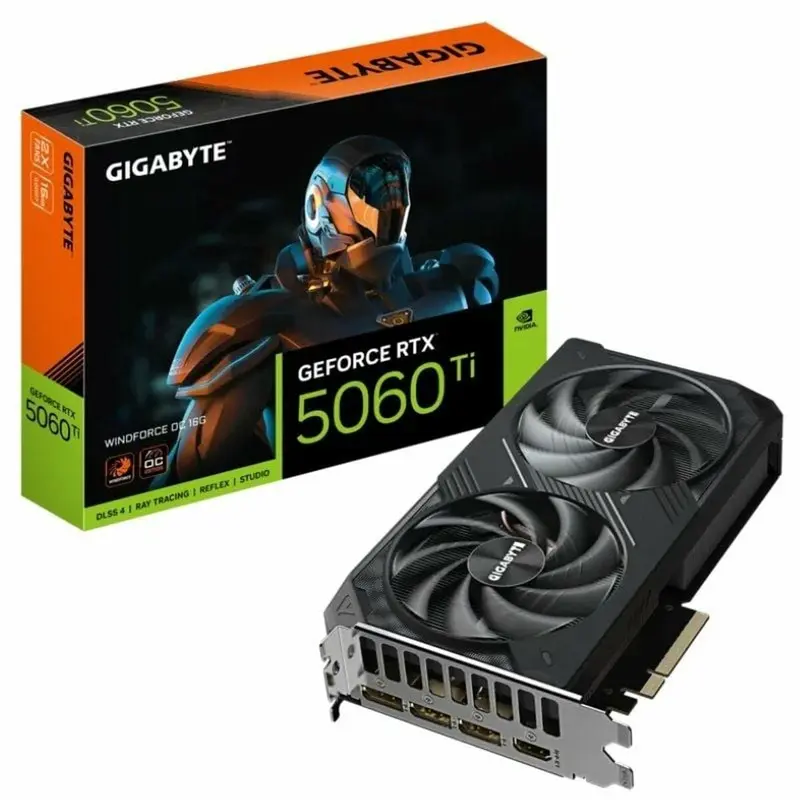 Tarjeta Gráfica Gigabyte 9VN506TWO-00-G10 geforce rtx 5060 ti 16 GB GDDR6