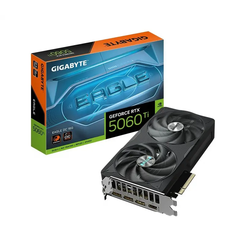Tarjeta Gráfica Gigabyte GV-N506TEAGLE OC-16GD geforce rtx 5060 ti 16 GB GDDR6
