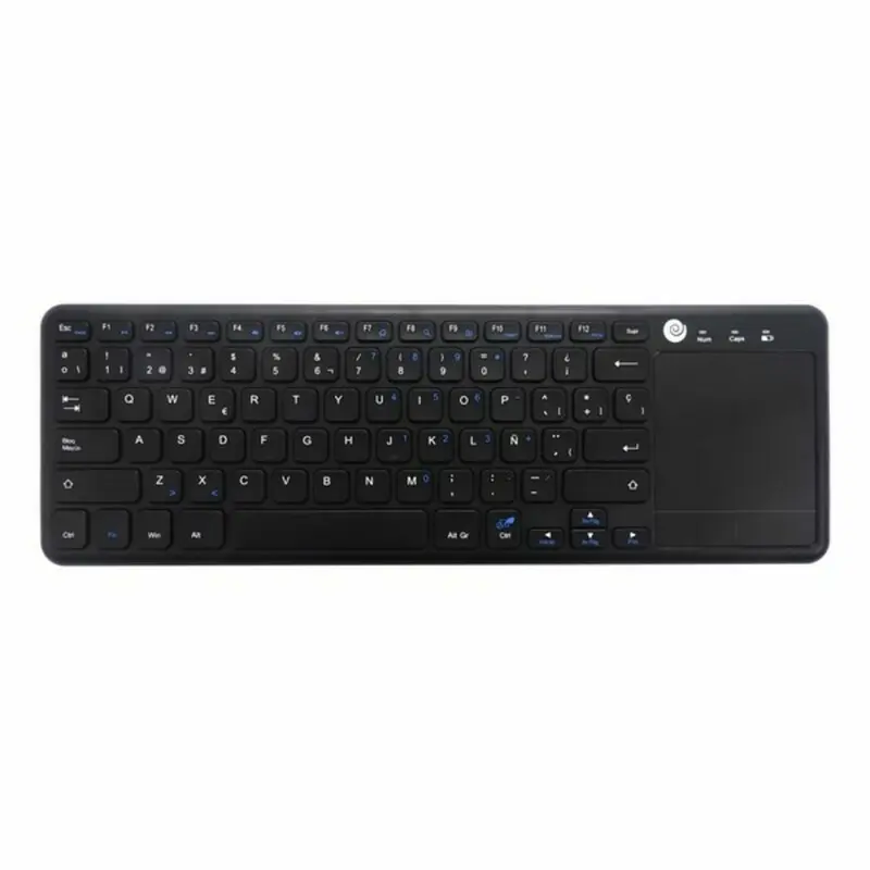 Teclado con Touchpad CoolBox CoolTouch Negro QWERTY