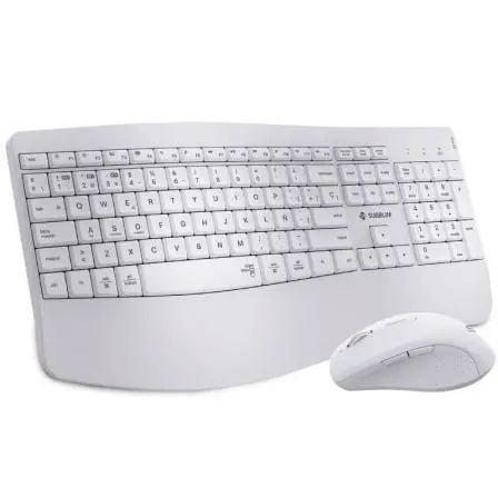 Teclado y Ratón Inalámbrico Subblim Combo Dual Office Prowave/ Blanco