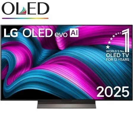Televisor LG OLED Evo AI C5 OLED48C56LB 48"/ Ultra HD 4K/ Smart TV/ WiFi