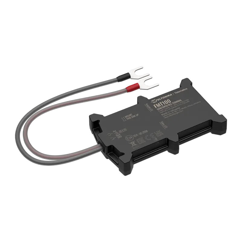 TELTONIKA TELEMATIC TK-FMT100 - Tracker Plug & Play para vehículos - Conexión batería de vehículo - Instalación oculta bajo capó