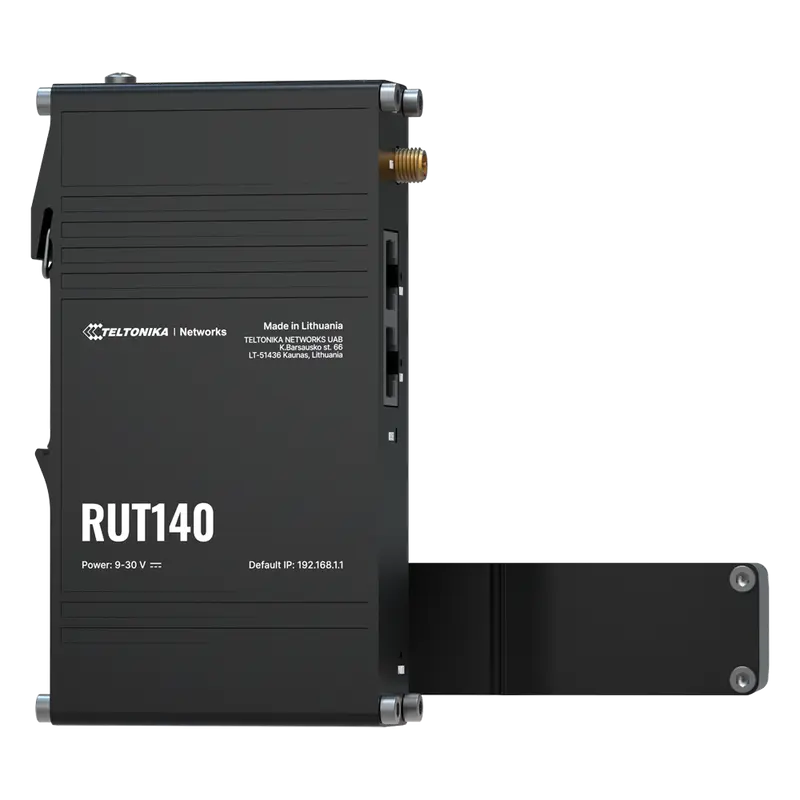 TELTONIKA TK-RUT140 - Teltonika Router Industrial - Wi-Fi 4 - 2 puertos Fast Ethernet RJ45 - Tamaño ultracompacto - Alimentable con PoE Pasivo