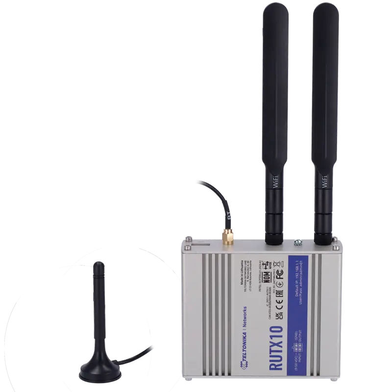 TELTONIKA TK-RUTX10 - Teltonika Router Industrial Wi-Fi de alta gama - Wi-Fi 5 Wave 2 Dual-Band hasta 867 Mbps